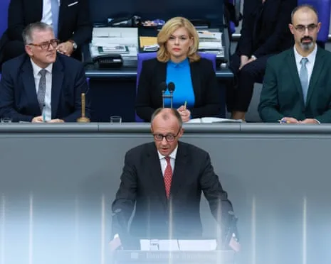 National Liberty ‘At Risk’ States the Chancellor as He Warns Against ‘Dictated Peace’ in the Eastern European Nation